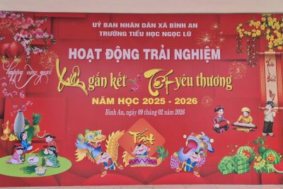 HOẠT ĐỘNG TRẢI NGHIỆM – XUÂN GẮN KẾT, TẾT YÊU THƯƠNG 2025-2026 tại trường Tiểu học Ngọc Lũ